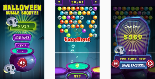 Halloween Bubble Shooter